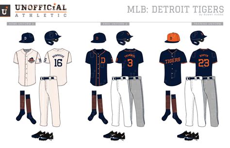 UNOFFICiAL ATHLETIC | Detroit Tigers Rebrand