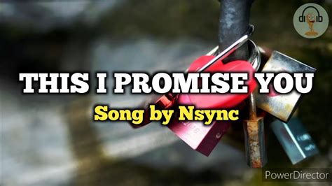 This I Promise You (Lyrics Video) [HQ] - Song by Nsync - YouTube