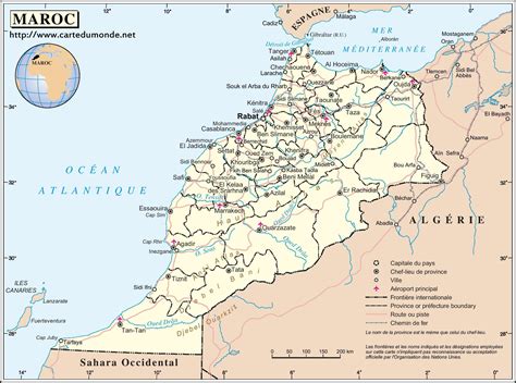 Mapa de Marruecos ~ Online Map