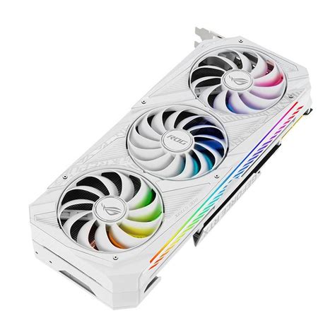 Placa De Video Asus GeForce RTX 3090 24GB GDDR6X ROG Strix White Edition OC 384-bit, ROG-STRIX ...