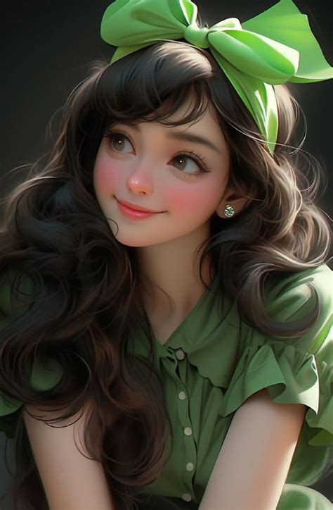 Digital Portrait Art, Digital Art Girl, Walpapers Cute, Realistic Cartoons, Chica Fantasy, Cute ...