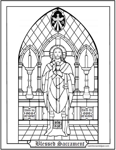 14+ Communion Coloring Page Printables