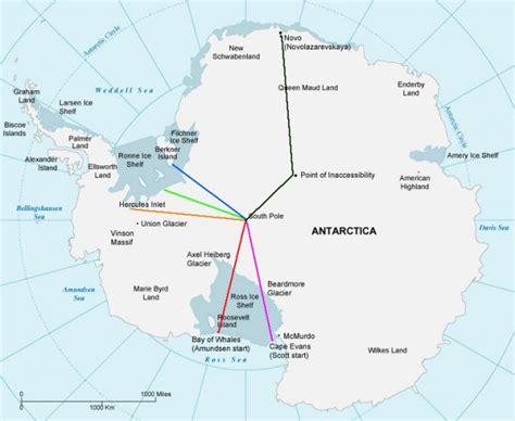 South Pole Expedition Routes - AARON LINSDAU Adversity Expert