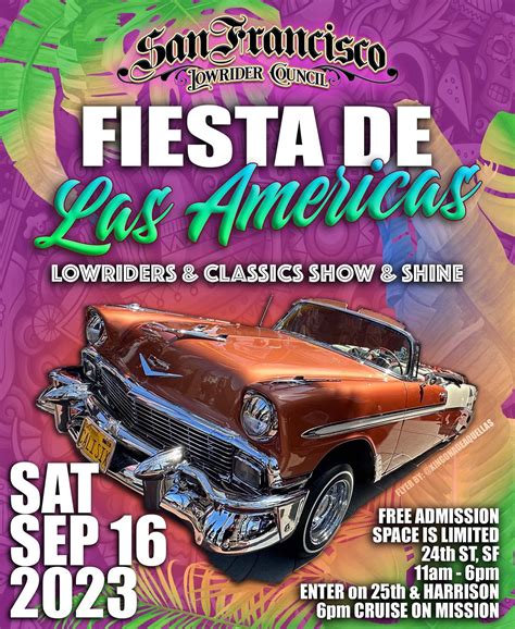 SF's "Fiesta de Las Americas" Lowrider Car Show (2023)