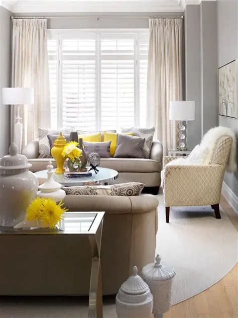 8 Beautiful Living Room Design Ideas with Yellow Accent - Decorextra