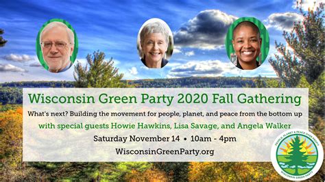 WI Green Party Fall Gathering 2020 - Wisconsin Green Party