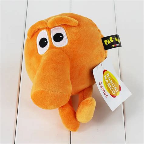 19cm New style Pixels Toys Q bert Yellow Qbert Ghost Pixels War Soft Stuffed Plush Toys Pendant ...