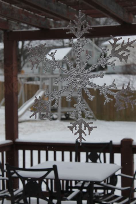 Keeping up our Christmas / Winter Snow Window Decorations set the mood ...