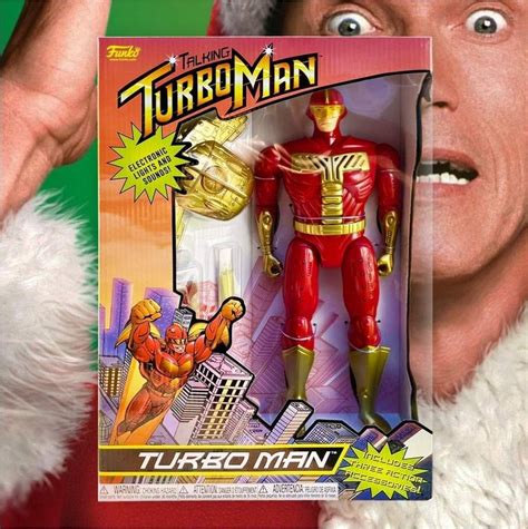 Jingle all the Way - Turbo Man 13.5" Action Figure with Light & Sound ...