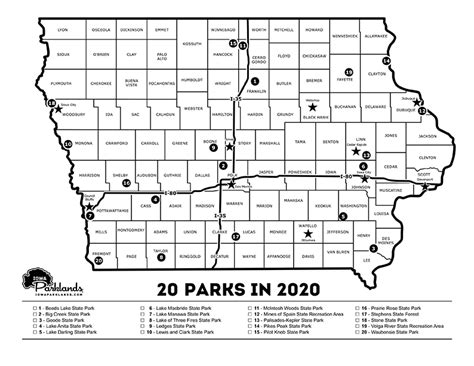 FREE Iowa State Park Trail Maps | Iowa Parklands