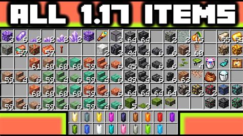 How to get ALL 1.17 New Items in Survival! Minecraft Cave Update - YouTube