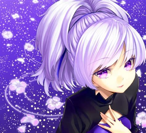 Discover 76+ anime girls with purple hair best - in.cdgdbentre