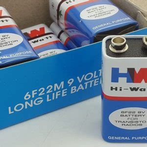 9V Original HW High-Quality Battery-5Pcs. – Robotist