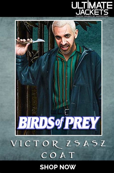 Birds Of Prey Victor Zsasz Coat | Chris Messina Mid-Length Hooded Coat ...