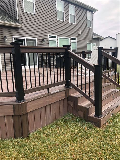 Armadillo Composite Deck Railing | Custom deck railing, Deck railings, Decks and porches