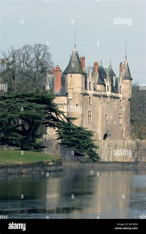 Old Castle in Brittany France Stock Photo - Alamy