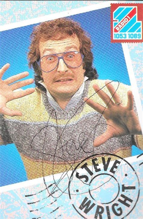 Steve Wright 1986 {Cast Card} | Bbc radio 1, Radio, Bbc radio