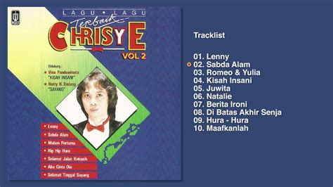 Chrisye - Album Lagu - Lagu Terbaik Chrisye Vol. 2 | Audio HQ - YouTube