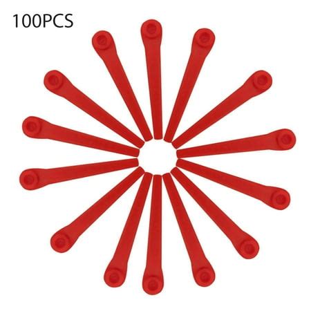 AIHOME 100PCS Grass Trimmer Blade Replacement Blades for Garden Power ...