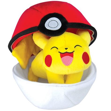 Pokémon Plush: Pikachu in a Pokeball