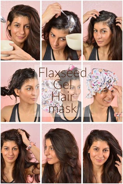 FLAXSEED HAIR MASK: FLAXSEED GEL FOR HEALTHY FAST GROWING HAIR hair mask for growth DIY hair ...