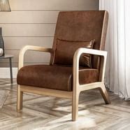 Bonzy Home Mid Century Modern Accent Chairs Set of 2, Reading Armchair, Arm Chairs for Living ...