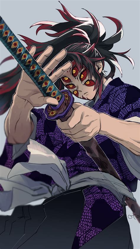 Kokushibo, (Kimetsu no Yaiba), Upper Moon One, 4k HD Phone Wallpaper | Rare Gallery