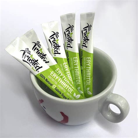 Erythritol Sticks 4g x 100 - ZERO Calorie 100% Natural Sugar Replacement