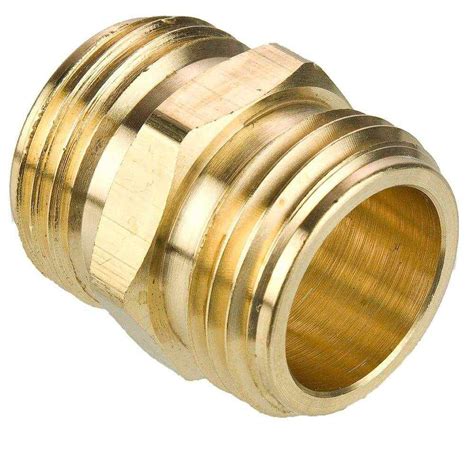 Male Hose to Male Hose - Connector - Brass Garden Hose Fittings ...