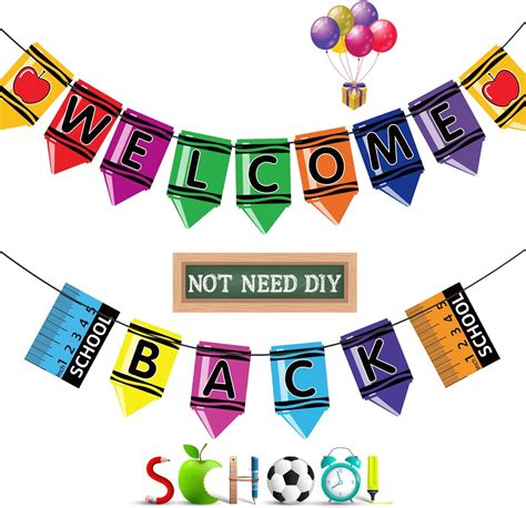 Funnlot Welcome Back Banner Not Need DIY Welcome | Ubuy Kosovo