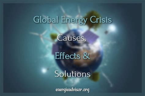 Global Energy Crisis Causes, Effects & Solutions