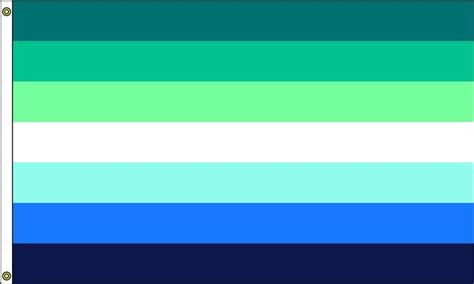 Gay pride flag blue and green - skinnasve