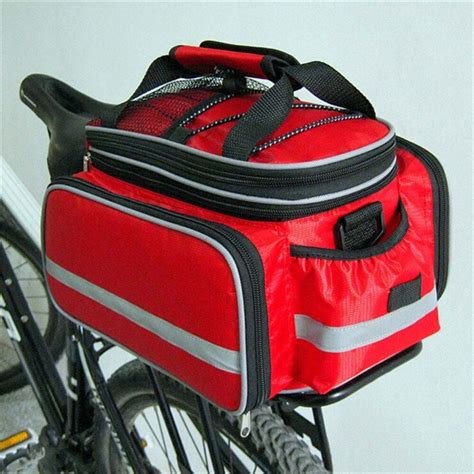 Bike Rack Bag MTB Bicycle Luggage Bags Mountain Bike Cycling Back Bag ...