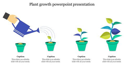 Elegant Plant Growth PowerPoint Presentation Template