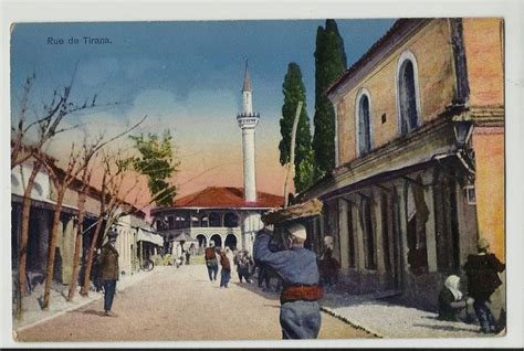 Old Postcard Albania Tirana Mosquee | Albania, Tirana, Old postcards