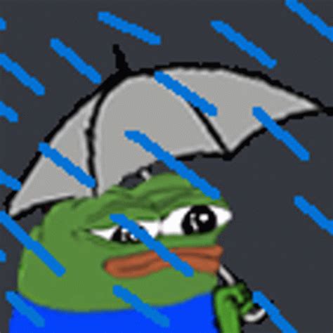 Pepe Rain GIF - Pepe Rain Sad - Discover & Share GIFs