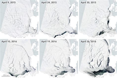 Early Breakup of the Beaufort Sea Ice