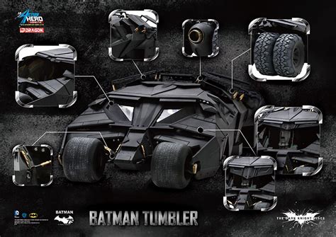 A Brilliant Dark Knight Tumbler Model, Complete With Batman To Drive It ...