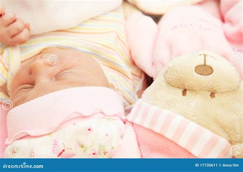 Cute little baby sleeping stock image. Image of infant - 17730611