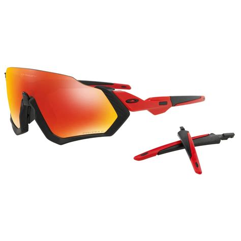 Oakley Flight Jacket Sunglasses with Ruby Prizm Polarized Lens | Sigma Sports