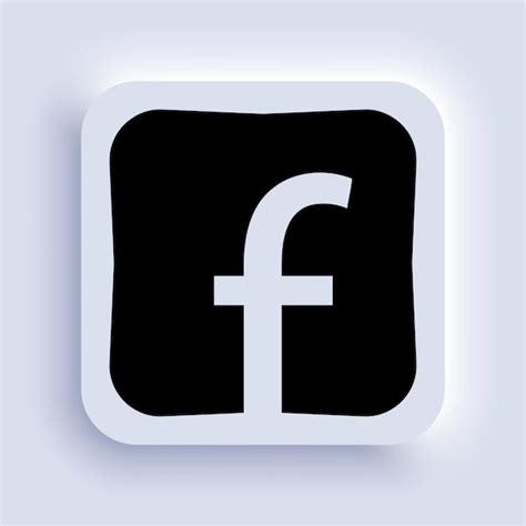 Facebook logo black Vectors & Illustrations for Free Download | Freepik