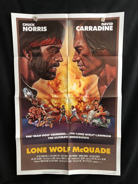 Original 1983 Lone Wolf McQuade One Sheet Movie Poster Chuck | Etsy