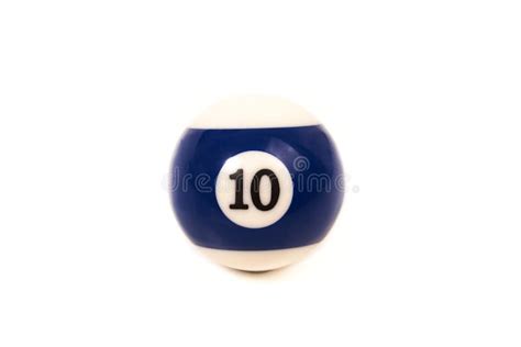 Number ten pool ball stock image. Image of billiard - 153905685