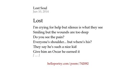 Lost by Lost Soul - Hello Poetry