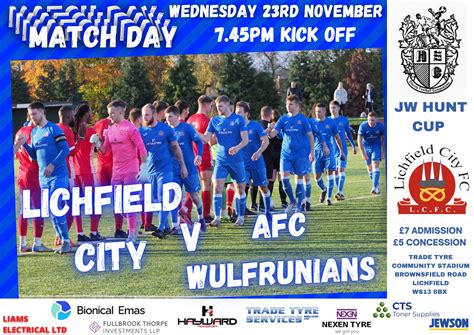 Lichfield City FC on Twitter: "MATCH DAY…… https://t.co/R6FJO9nHRS" / Twitter