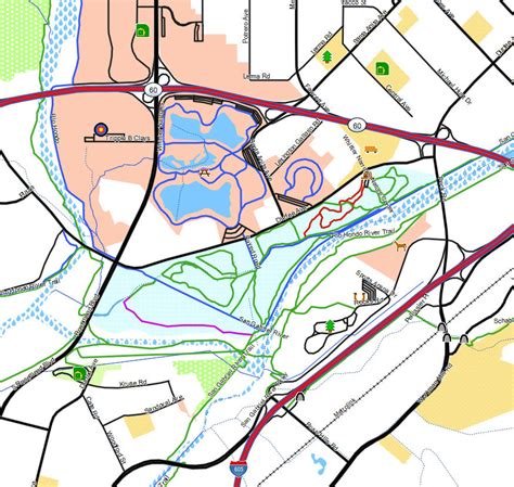 Whittier Narrows Recreation Area - California Trail Map