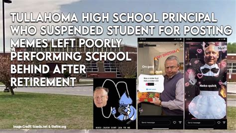 Tullahoma High School Principal Who Suspended Student For Posting Memes ...