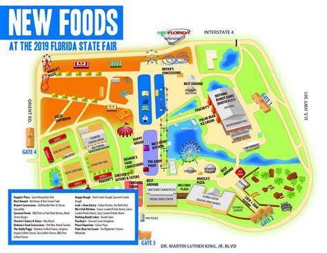 Florida State Fairgrounds Map - Map Of Stoney Lake