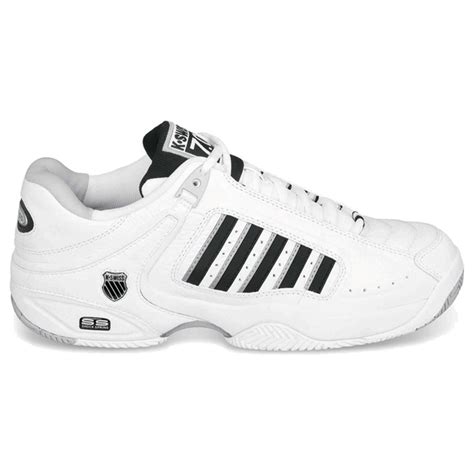 K-Swiss K Swiss Defier RS White / Black (N200a) Mens Tennis Trainer - K ...