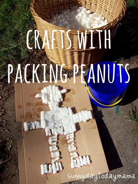 sunnydaytodaymama: Crafts with packing peanuts